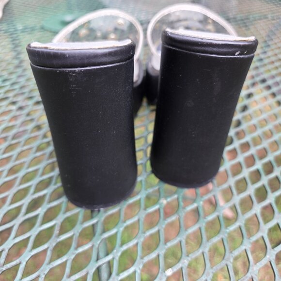 Skechers y2k 90s Somethin' Else Rhinestone Platform Pumps Heels Shoes Sz 7 - Picture 3 of 9